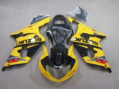 Carénage Moto GSXR 600 K1 K2 K3 2001-2003 - Jaune Noir