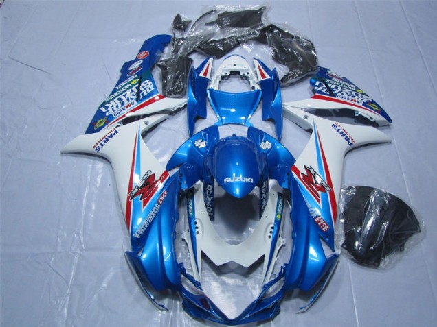 Carénage Moto GSXR 600 K11 2011-2024 - Bleu Blanc Carénage Moto GSXR 600 K11 2011-2024 - Bleu Blanc