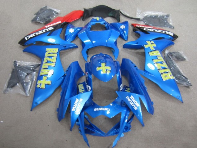 Carénage Moto GSXR 600 K11 2011-2024 - Bleu Jaune Rizla Carénage Moto GSXR 600 K11 2011-2024 - Bleu Jaune Rizla