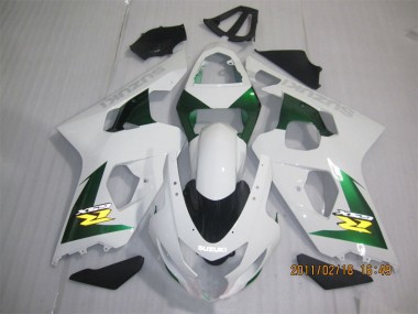Carénage Moto GSXR 600 K4 2004-2005 - Blanc Vert