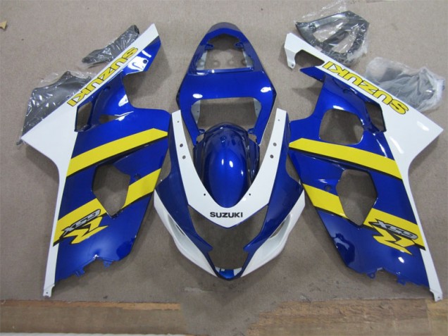 Carénage Moto GSXR 600 K4 2004-2005 - Bleu Blanc Jaune Carénage Moto GSXR 600 K4 2004-2005 - Bleu Blanc Jaune