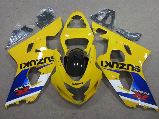 Carénage Moto GSXR 600 K4 2004-2005 - Jaune Bleu Carénage Moto GSXR 600 K4 2004-2005 - Jaune Bleu