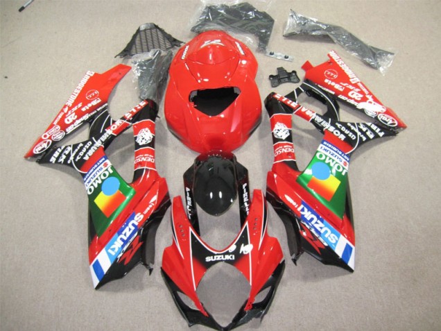 Carénage Moto GSXR 600 K4 2004-2005 - Rouge Noir Carénage Moto GSXR 600 K4 2004-2005 - Rouge Noir