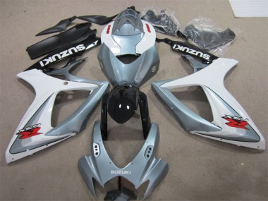 Carénage Moto GSXR 600 K6 2006-2007 - Blanc Gris
