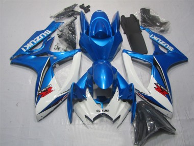 Carénage Moto GSXR 600 K6 2006-2007 - Bleu Blanc