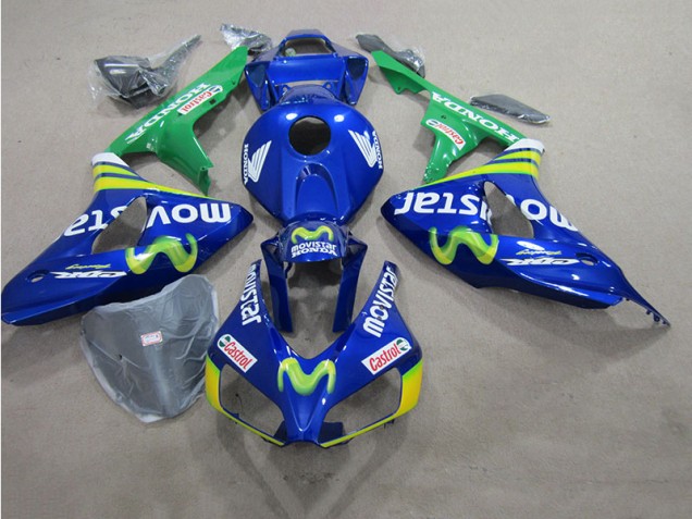 Carénage Moto GSXR 600 K6 2006-2007 - Bleu Movistar Castrol Carénage Moto GSXR 600 K6 2006-2007 - Bleu Movistar Castrol
