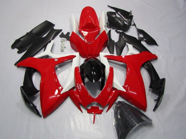 Carénage Moto GSXR 600 K6 2006-2007 - Rouge Noir Carénage Moto GSXR 600 K6 2006-2007 - Rouge Noir