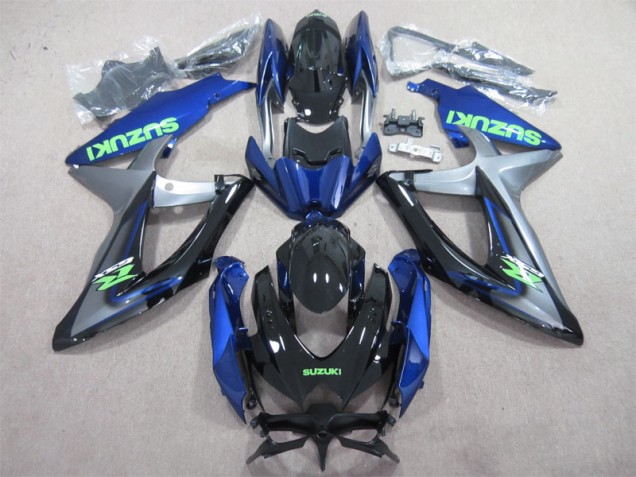Carénage Moto GSXR 600 K8 2008-2010 - Bleu Vert Décalque Carénage Moto GSXR 600 K8 2008-2010 - Bleu Vert Décalque