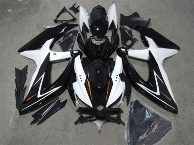 Carénage Moto GSXR 600 K8 2008-2010 - Noir Blanc