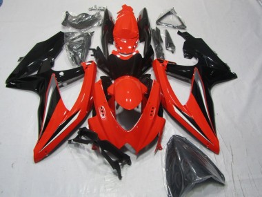 Carénage Moto GSXR 600 K8 2008-2010 - Rouge Noir