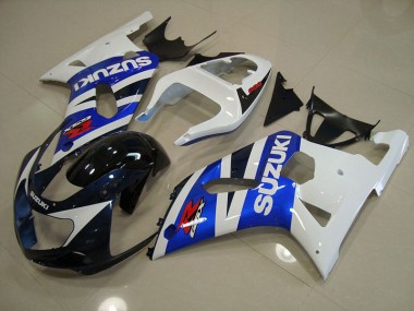 Carénage Moto GSXR 750 K1 K2 K3 2001-2003 - Bleu Blanc