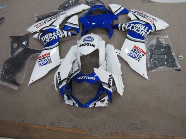 Carénage Moto GSXR 750 K11 2011-2024 - Blanc Lucky Strike Motul Carénage Moto GSXR 750 K11 2011-2024 - Blanc Lucky Strike Motul