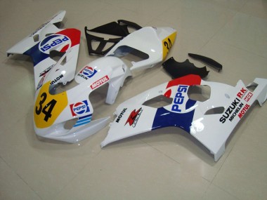 Carénage Moto GSXR 750 K4 2004-2005 - Blanc Bleu Pepsi 34