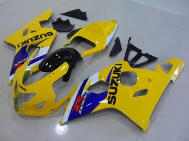 Carénage Moto GSXR 750 K4 2004-2005 - Jaune Bleu