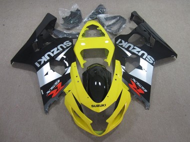 Carénage Moto GSXR 750 K4 2004-2005 - Jaune Noir Argent