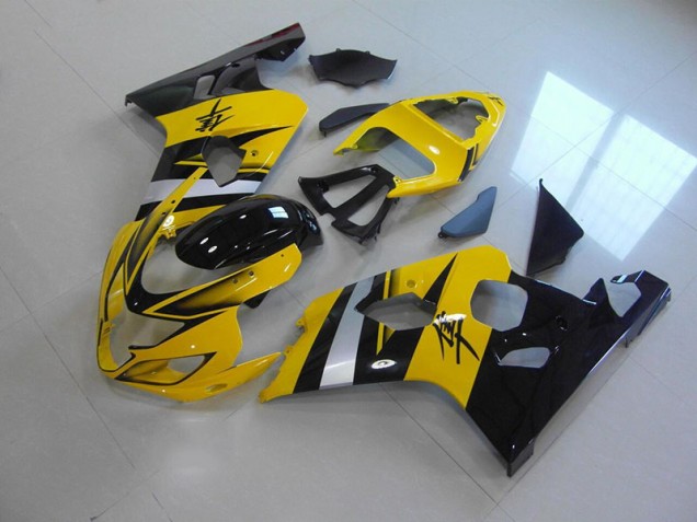 Carénage Moto GSXR 750 K4 2004-2005 - Jaune Noir Carénage Moto GSXR 750 K4 2004-2005 - Jaune Noir