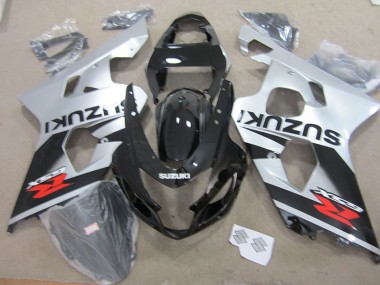 Carénage Moto GSXR 750 K4 2004-2005 - Noir Blanc