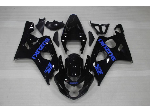 Carénage Moto GSXR 750 K4 2004-2005 - Noir Bleu Décalque Carénage Moto GSXR 750 K4 2004-2005 - Noir Bleu Décalque