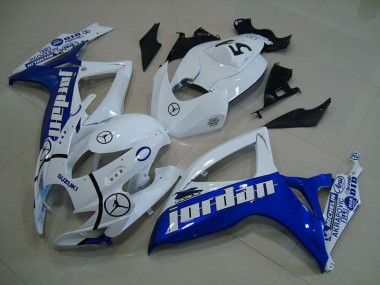 Carénage Moto GSXR 750 K6 2006-2007 - Bleu Blanc Jordan
