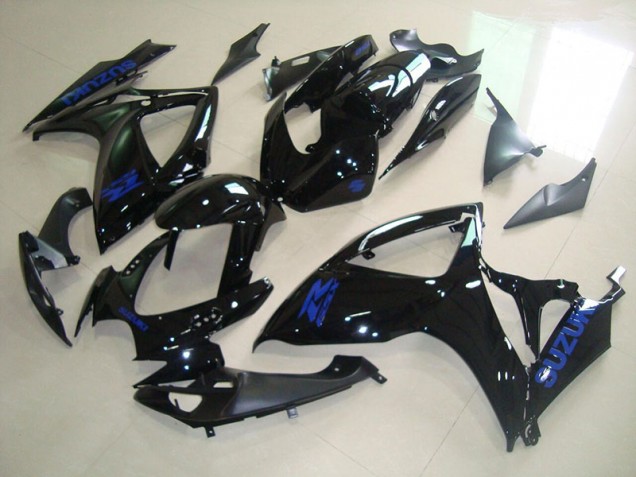 Carénage Moto GSXR 750 K6 2006-2007 - Noir Bleu Décalque Carénage Moto GSXR 750 K6 2006-2007 - Noir Bleu Décalque