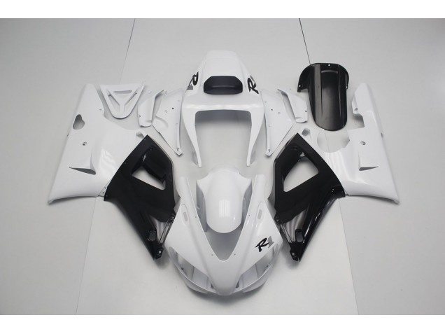 Carénage Moto R1 1998-1999 - Blanc Nacré Noir Carénage Moto R1 1998-1999 - Blanc Nacré Noir