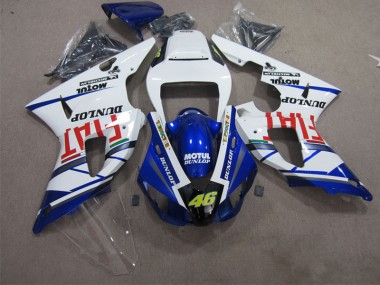 Carénage Moto R1 1998-1999 - Bleu Blanc Motul Dunlop 46