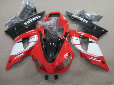 Carénage Moto R1 1998-1999 - Noir Rouge Blanc Décalque