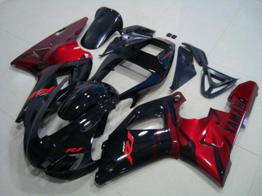 Carénage Moto R1 1998-1999 - Noir Rouge