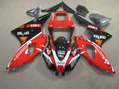 Carénage Moto R1 1998-1999 - Rouge Noir Blanc Santander