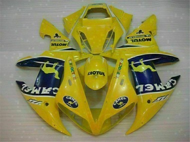 Carénage Moto R1 2002-2003 - Jaune