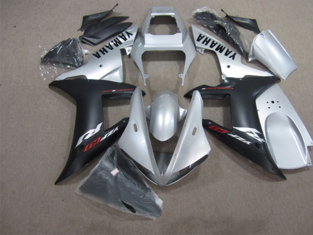Carénage Moto R1 2002-2003 - Noir Argent