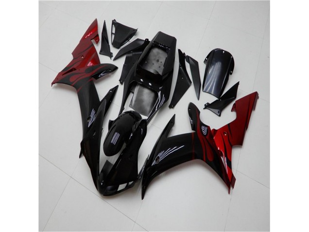 Carénage Moto R1 2002-2003 - Noir Rouge Carénage Moto R1 2002-2003 - Noir Rouge