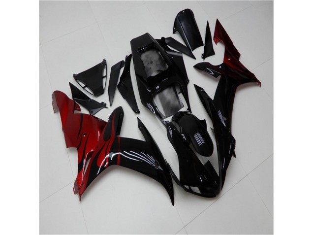 Carénage Moto R1 2002-2003 - Noir Rouge Carénage Moto R1 2002-2003 - Noir Rouge