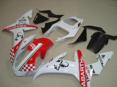 Carénage Moto R1 2002-2003 - Rouge Blanc Flag