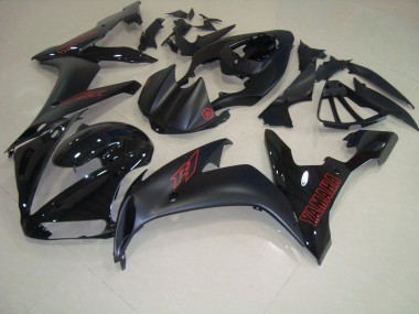 Carénage Moto R1 2004-2006 - Noir Mat Rouge