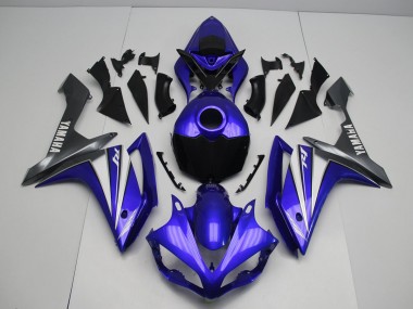 Carénage Moto R1 2007-2008 - Bleu Blanc