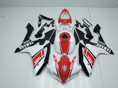 Carénage Moto R1 2007-2008 - Factory Rouge Blanc