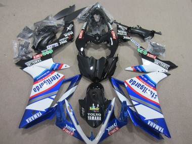 Carénage Moto R1 2007-2008 - Noir Blanc Sterilgarda