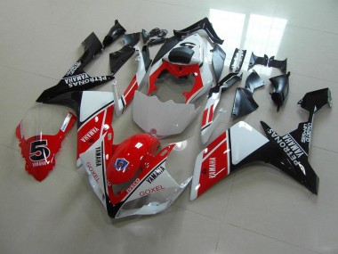 Carénage Moto R1 2007-2008 - Rouge Blanc Décalque