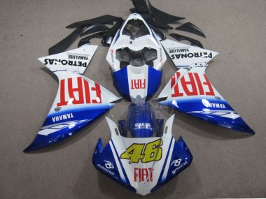 Carénage Moto R1 2009-2011 - Bleu Blanc Fiat 46