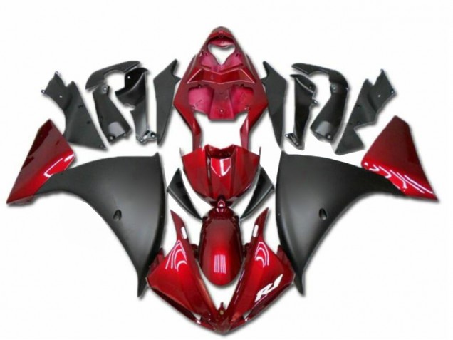 Carénage Moto R1 2009-2011 - Rouge Noir Carénage Moto R1 2009-2011 - Rouge Noir