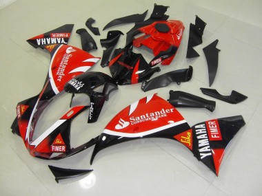 Carénage Moto R1 2009-2011 - Rouge Noir Santander