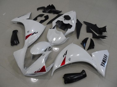 Carénage Moto R1 2012-2014 - Blanc Noir