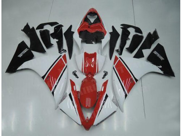 Carénage Moto R1 2012-2014 - Blanc Rouge Noir Carénage Moto R1 2012-2014 - Blanc Rouge Noir