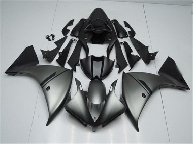 Carénage Moto R1 2012-2014 - Matte Gris Noir