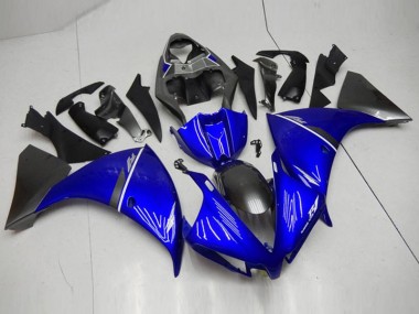 Carénage Moto R1 2012-2014 - Noir Bleu
