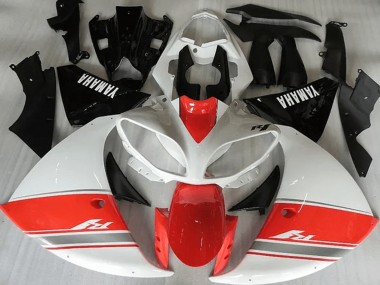 Carénage Moto R1 2012-2014 - Racy Rouge Blanc Noir