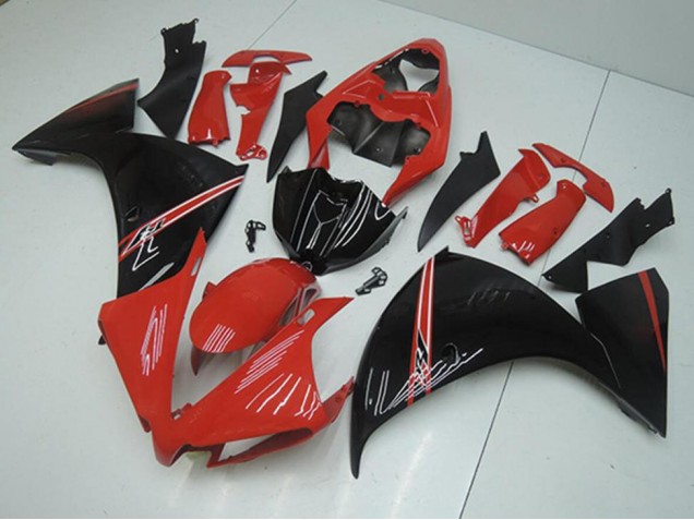 Carénage Moto R1 2012-2014 - Rouge Noir Carénage Moto R1 2012-2014 - Rouge Noir