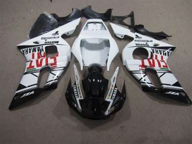 Carénage Moto R6 1998-2002 - Blanc Noir Fiat