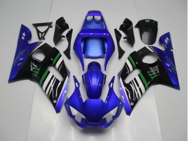 Carénage Moto R6 1998-2002 - Bleu Monster